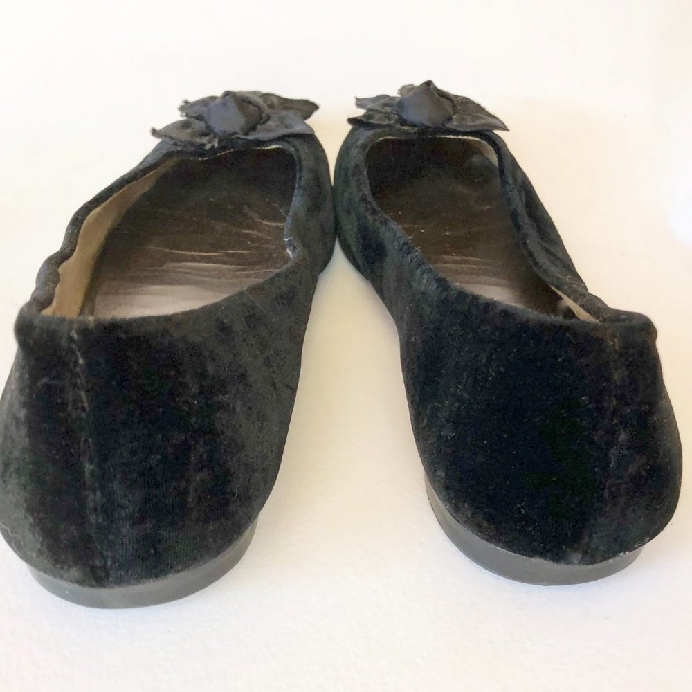 EUC FS/NY Velvet Ballet Flats Size 10 - Picture 4 of 6